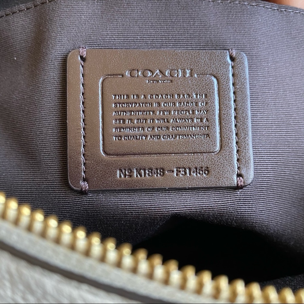 SOLD - Coach Mini Emma Satchel (F31466) Chalk - Picture 12 of 15
